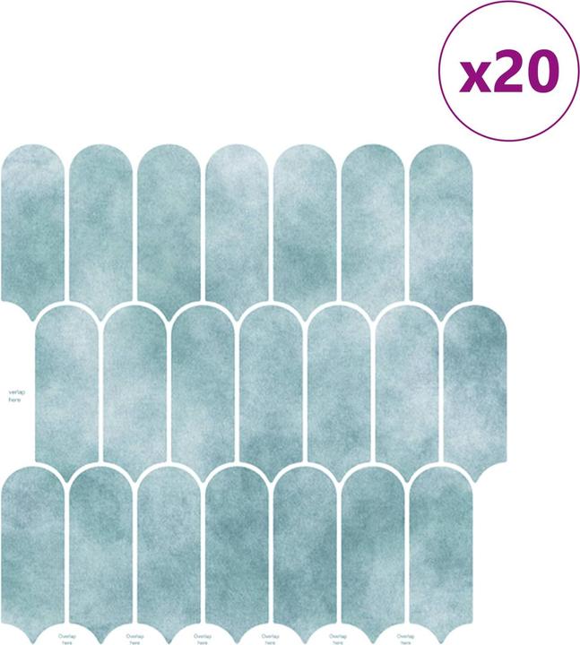 Produktbild vidaXL Federn Fliesen Kunst