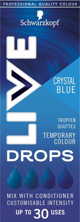 Image du produit Schwarzkopf Live Gouttes de couleur temporaires Rose pétale (Bleu)