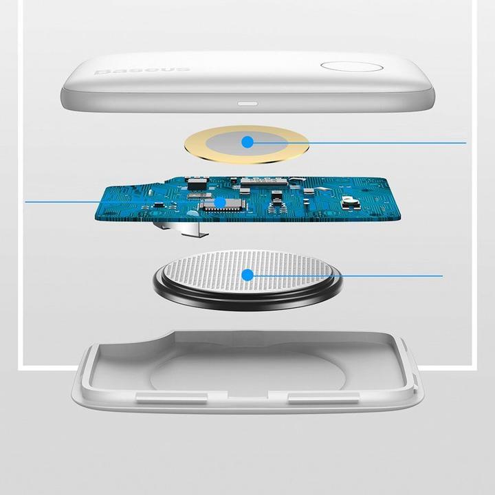 Actual product image Baseus Intelligent T2 ropetype anti-loss device White (Android, iOS)