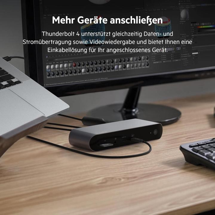 Produktbild Belkin USB C (Thunderbolt 4) – USB-C (Thunderbolt 4) (2 m, USB 4.0, 100 W)