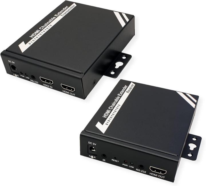 Actual product image Roline HDMI extender via TP cable, cascadable