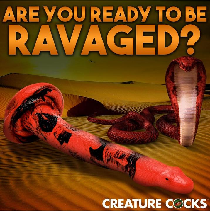 Produktbild Creature Cocks King Cobra - Silicone Dildo - 14" / 36 cm/Black