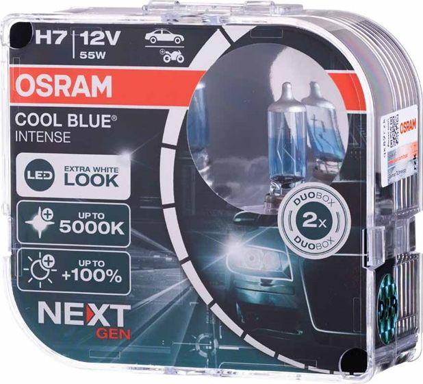 Actual product image Osram Headlamp H7 55W 12V 64210 CBN cool BLUE 2 pcs (H7)