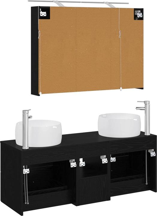 Produktbild vidaXL Badezimmerspiegel-Set (14.50 x 70 cm)