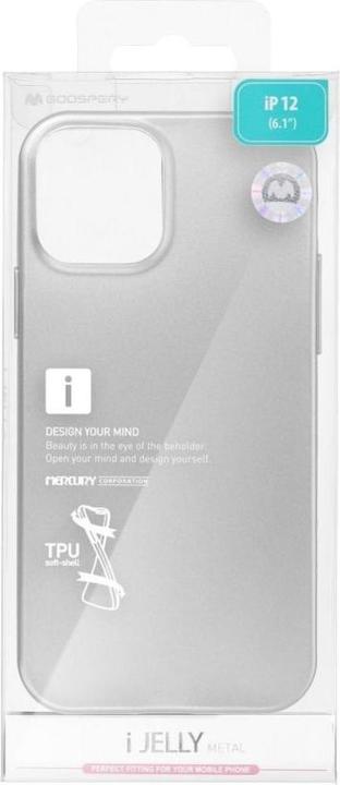 Actual product image Goospery Back panel cover MERCURY case i-JELLY for IPHONE 13 Pro grey (Apple iPhone 13 Pro)
