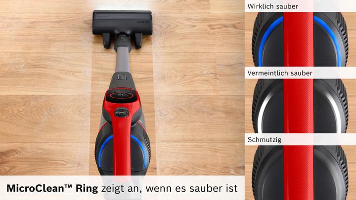 Actual product image Bosch Hausgeräte Akku-Staubsauger, Unlimited 9 ProAnimal, Rot
