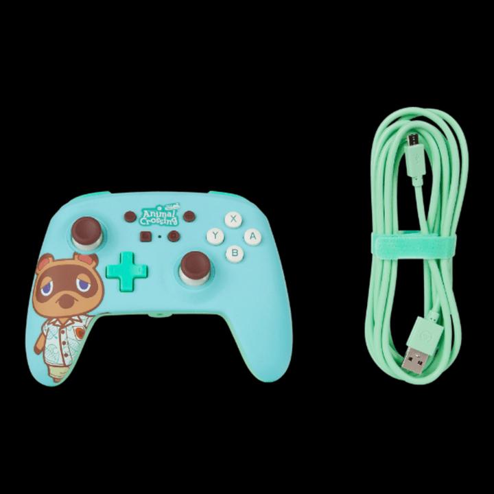 Productafbeelding PowerA Pro Controller con filo - Animal Crossing - Tom Nook (Switch)
