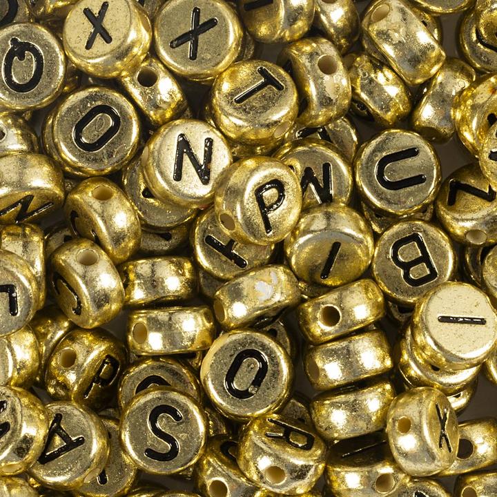 Actual product image Creativ Company Letter beads