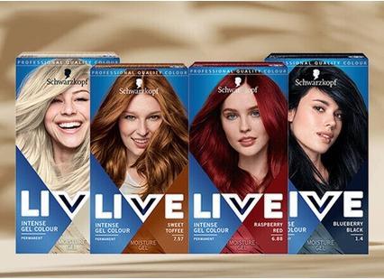 Actual product image Schwarzkopf Live Intense Gel Colour 1.4 Blueberry Black (1.4)