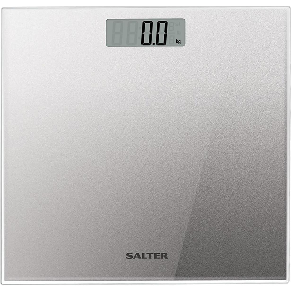 Thumbnail - Salter, Personenwaage, 9037 SVGL3RCEU16 Glass Persona Scalel - Silver (180 kg)