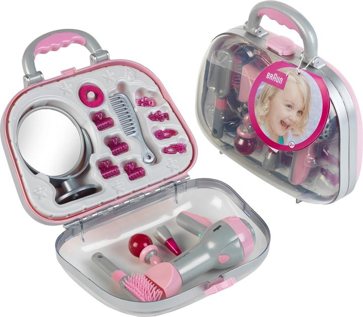 Theo Klein Styling case with Braun hair dryer