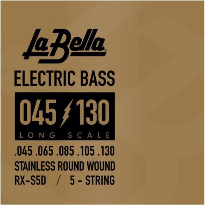 La Bella Bass RX-S5D St. Steel 045/130 (5x, Electric guitar, 0.13")