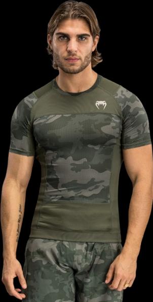 Produktbild Venum G-Fit Air Short Sleeve Rashguard Army Camo (XL)