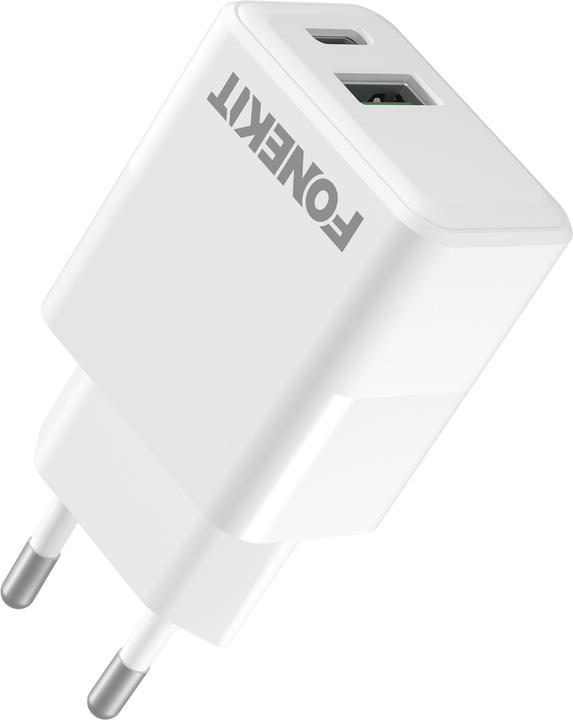 Immagine prodotto FoneKit Double 20W Charger, USB-C + USB-A, white