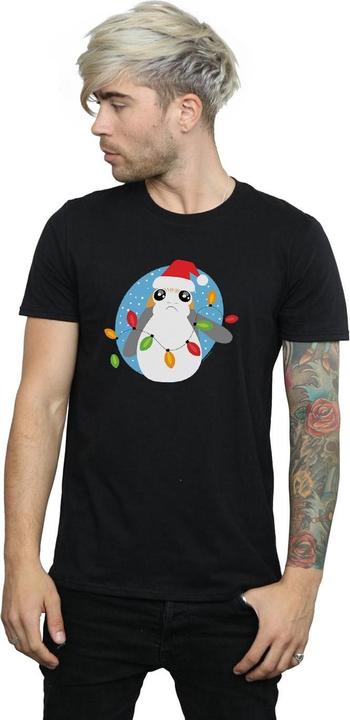 Image du produit Star Wars - T-shirt THE LAST JEDI PORG CHRISTMAS LIGHTS - Homme (S)
