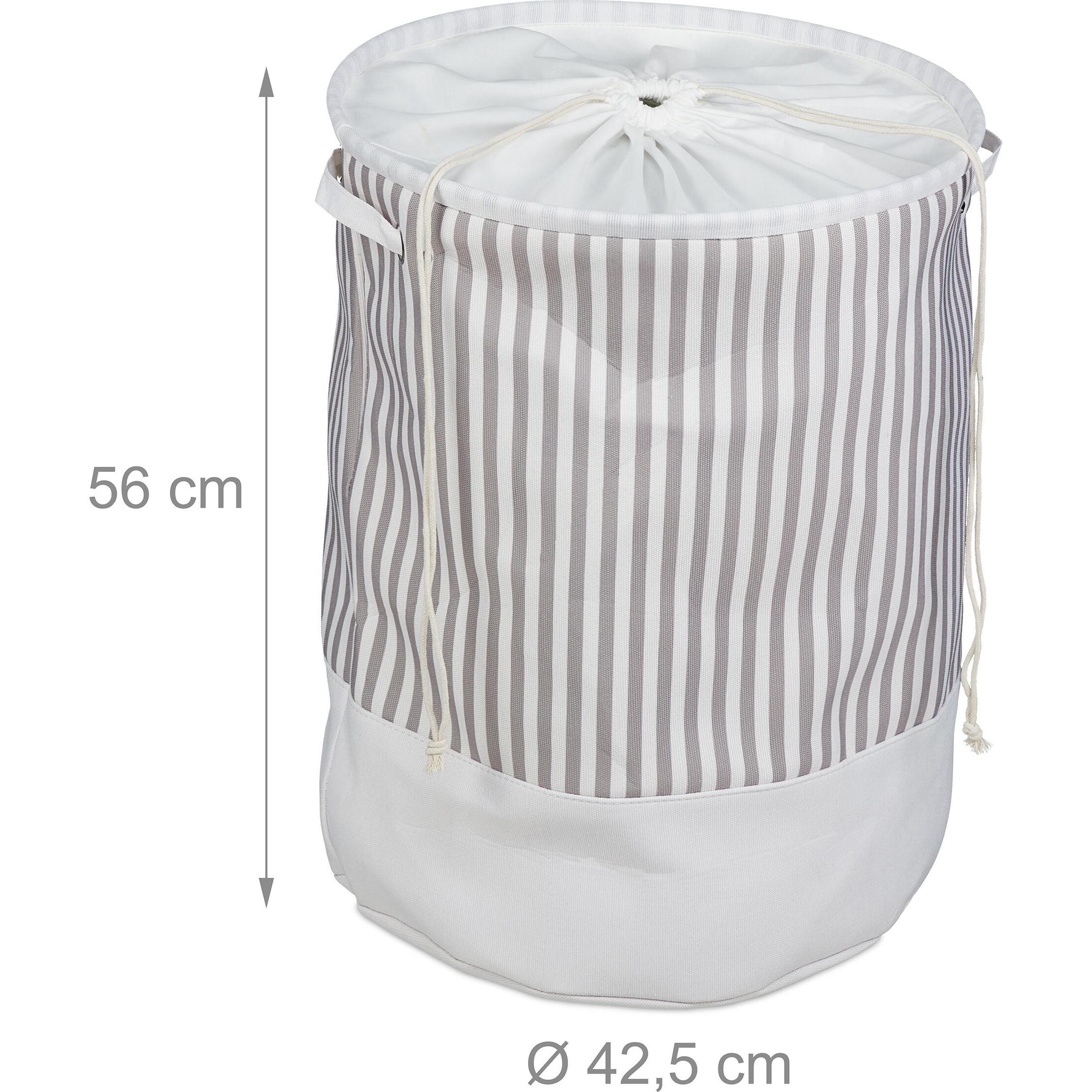 Relaxdays, Wäschekorb, Wäschekorb (60 l)
