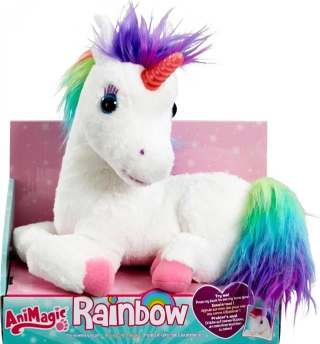 Actual product image Animagic Unicorn Rainbow (24 cm)