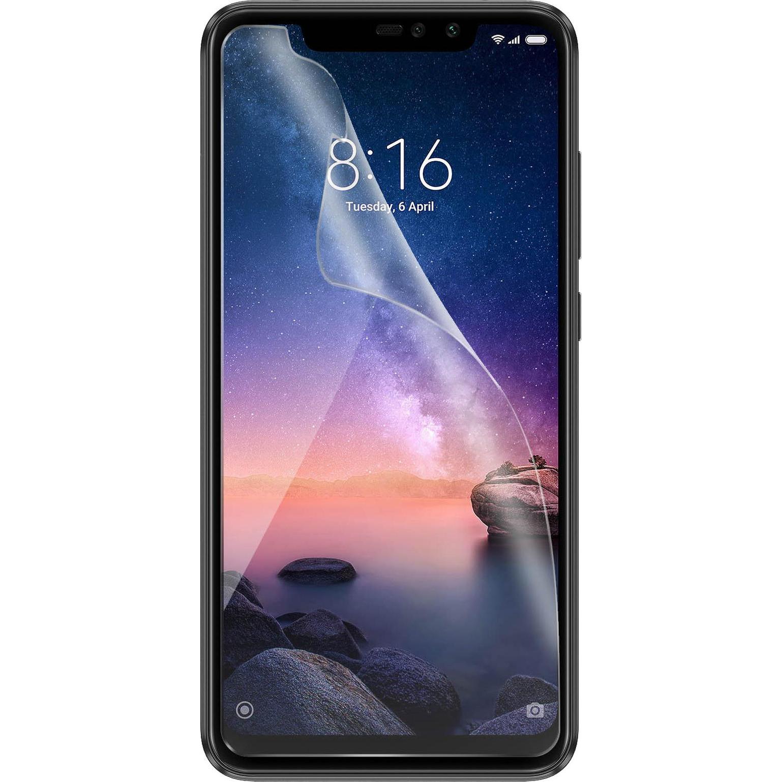 Thumbnail - Avizar Flexible Displayschutzfolie (1 Stück, Xiaomi Redmi Note 6 Pro), Smartphone Schutzfolie, Transparent