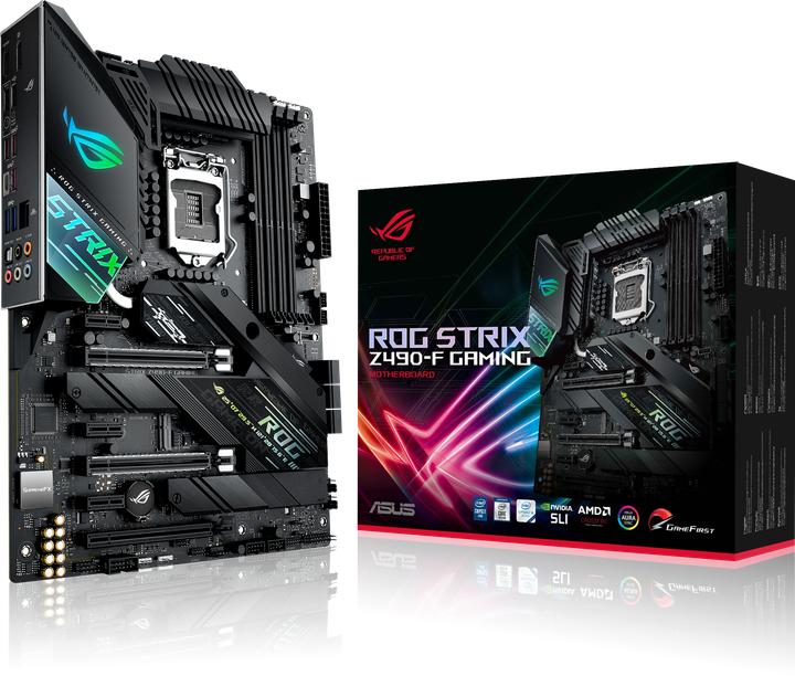 Produktbild ASUS ROG Strix Z490-F Gaming (LGA 1200, Intel Z490, ATX)