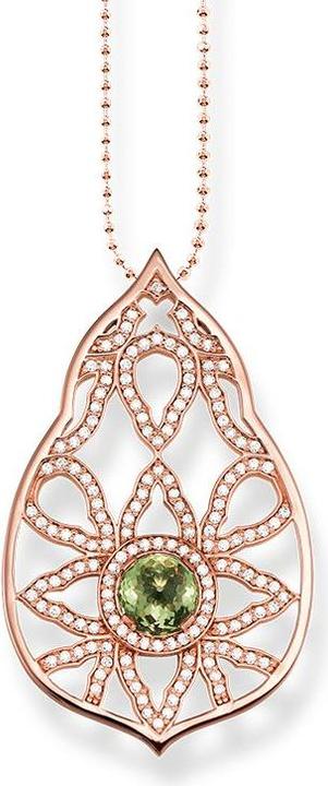 Produktbild Thomas Sabo Kette Orientalisch Grün (Silber, 90 cm)