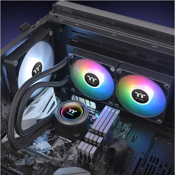 Produktbild Thermaltake Cooler TH240 ARGB Sync AIO Wasserkühlung CL-W361-PL12SW-A