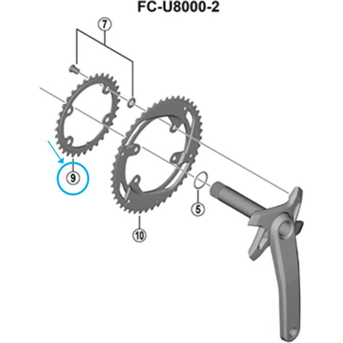 Thumbnail - Shimano, Kettenblatt, (32)