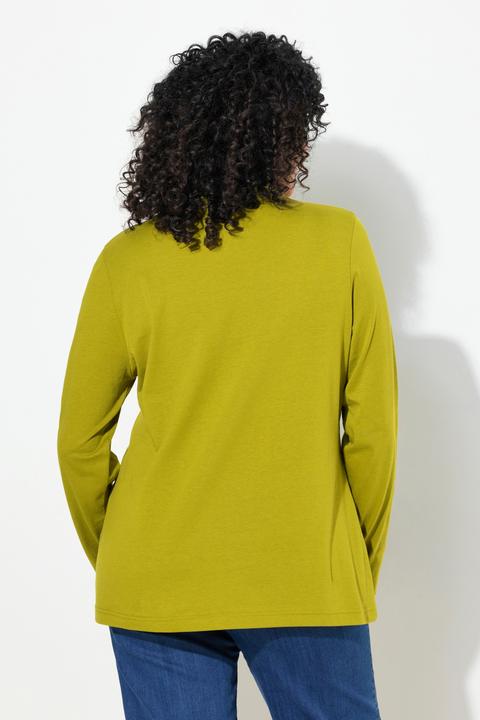Produktbild Ulla Popken Shirt, Rollkragen, Slim, Langarm (54)