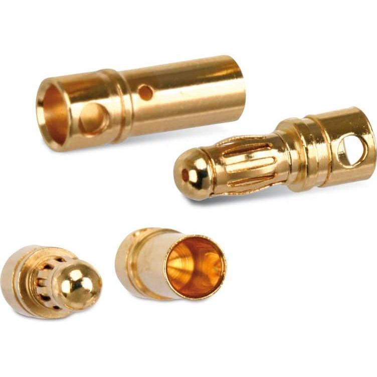 Eneroid Goldkontakt-Steckerset, 3,5 mm, 5 Paare, Audio Stecker, Gold