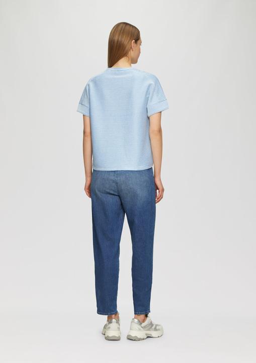 Produktbild S.Oliver T-Shirt T-Shirt mit Strukturstreifen im Relaxed Fit (48)