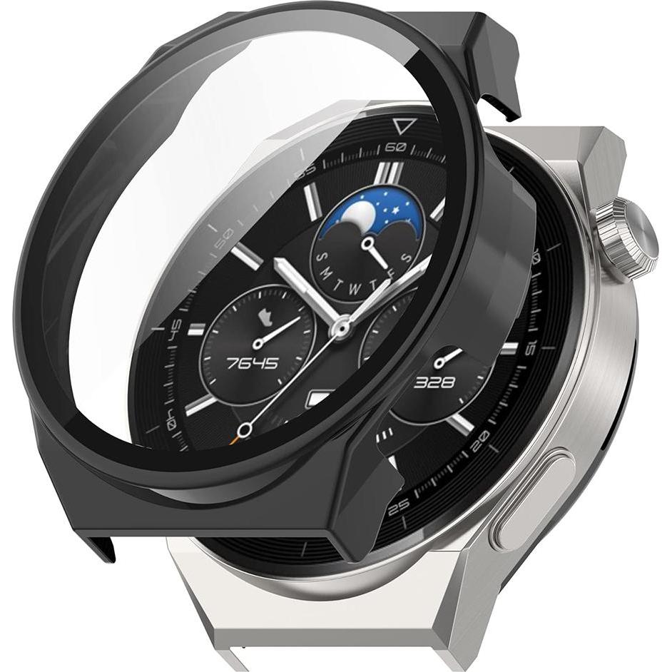 Techsuit - Defense360 Pro - Huawei Watch GT 3 Pro (46mm) - Black, Accessori per smartwatch, Nero