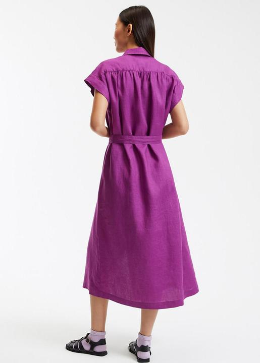 Produktbild La Redoute Collections Leinenkleid mit kurzen Ärmeln Signature Heloïse (L)