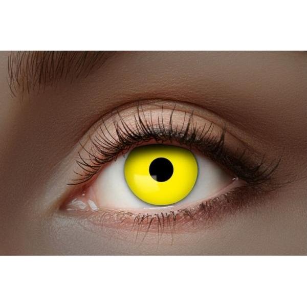 Zoelibat, Farbige Linsen, Kontaktlinsen UV (Gelb)