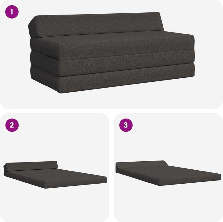 Produktbild vidaXL Klappbares Sofa
