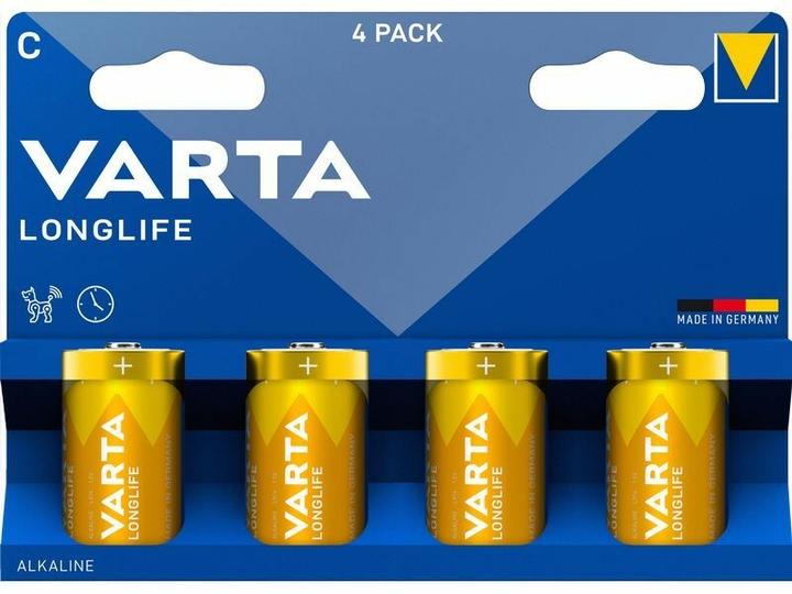 Produktbild Varta Longlife (4 Stk., C / Baby / LR14 / R14, 7600 mAh)