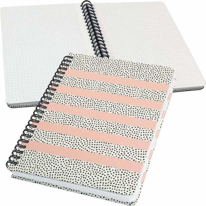Image du produit Jolie Bloc-notes A5 pt. Inspire 120 feuilles. (A5, Pointillés, Couverture rigide)