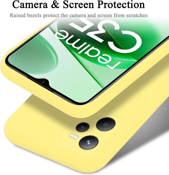 Image du produit Cadorabo TPU Liquid Silicone Case Housse pour Realme C35 / Narzo 50A PRIME (Realme C35, Realme Narzo 50A Prime)