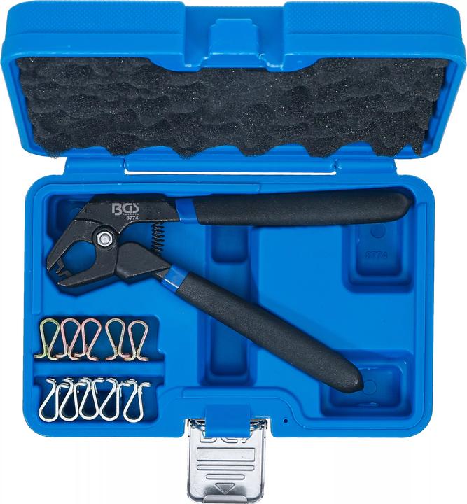 Actual product image BGS Fixing Clamps Set with Pliers | 11 pcs.