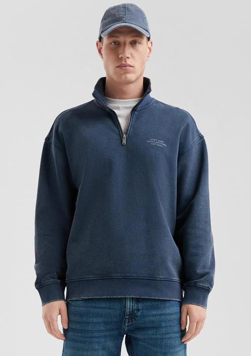 Produktbild s.Oliver Sweatshirt Gewaschener Sweat-Troyer mit Brustprint (M)