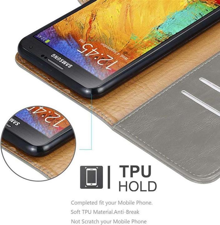 Actual product image Cadorabo Book Luxury Cover (Samsung Galaxy Note 3 Neo)