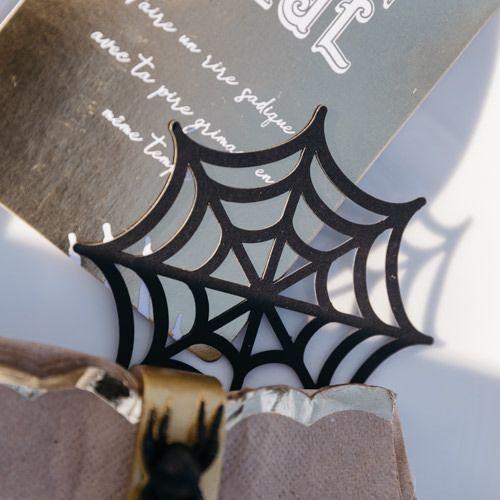 Image du produit Artifete Set de 3 Toiles d'Araignée Papier Noir 10,5cm/21,5cm/37,5cm