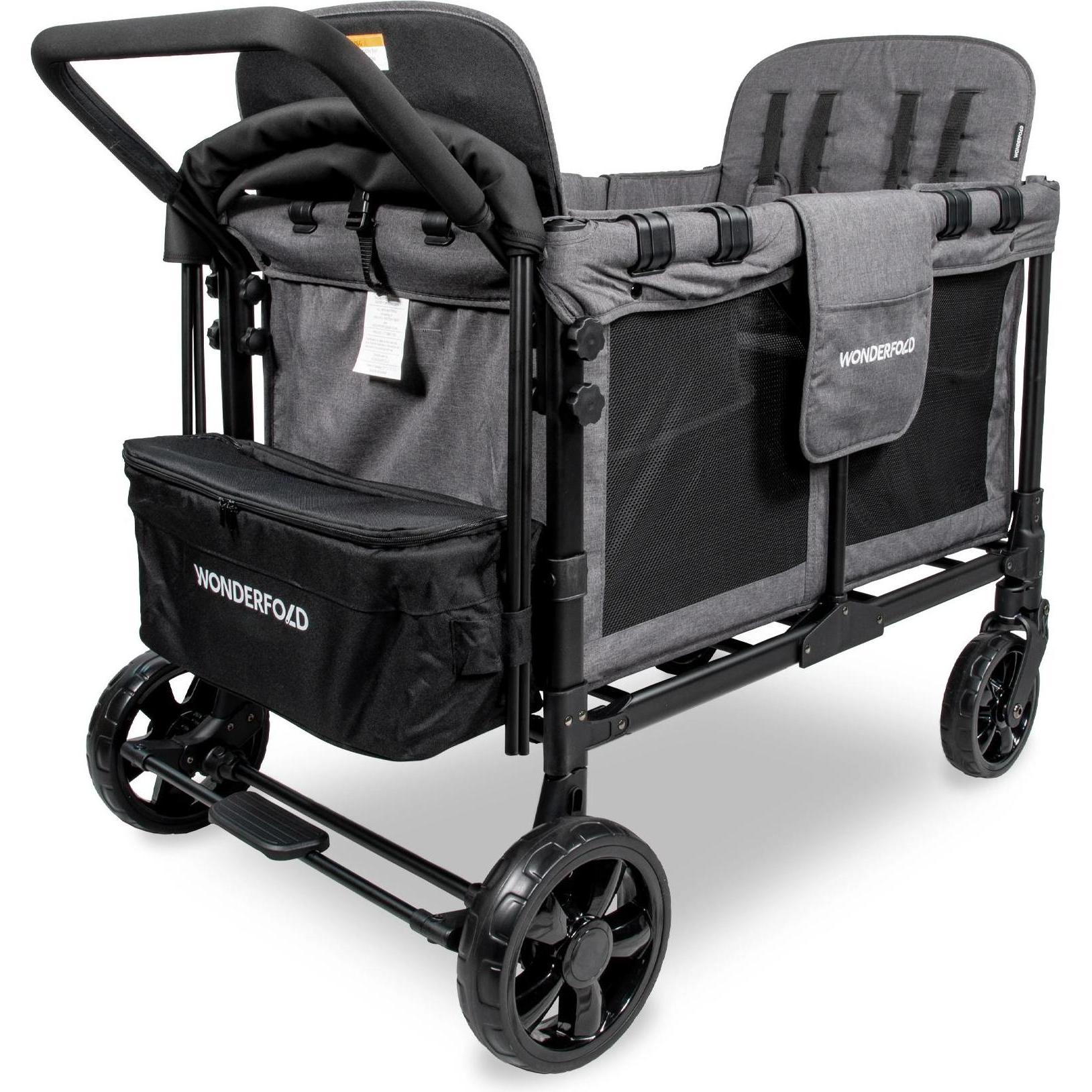 WonderFold Kinderwagen Original Quad Stroller Wagon Charcoal Grey