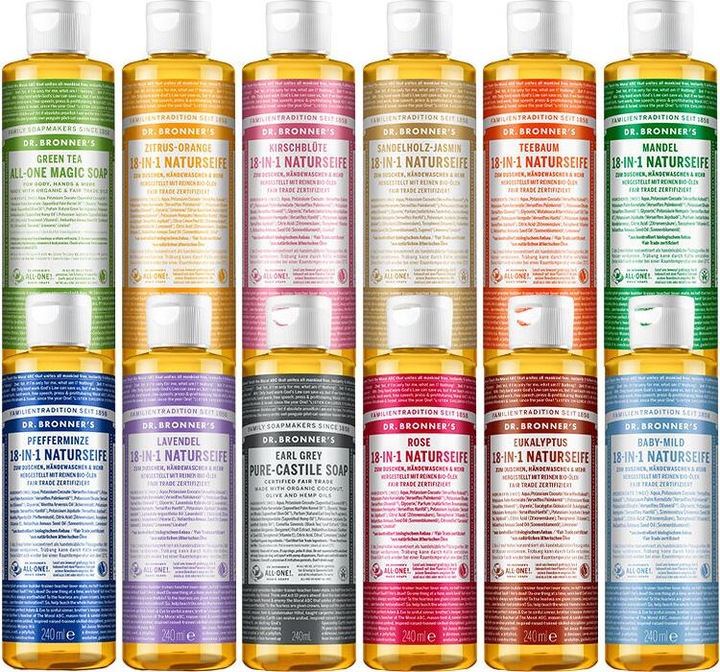 Produktbild Dr. Bronner's 18-IN-1 Teebaum (Flüssigseife, 240 ml)