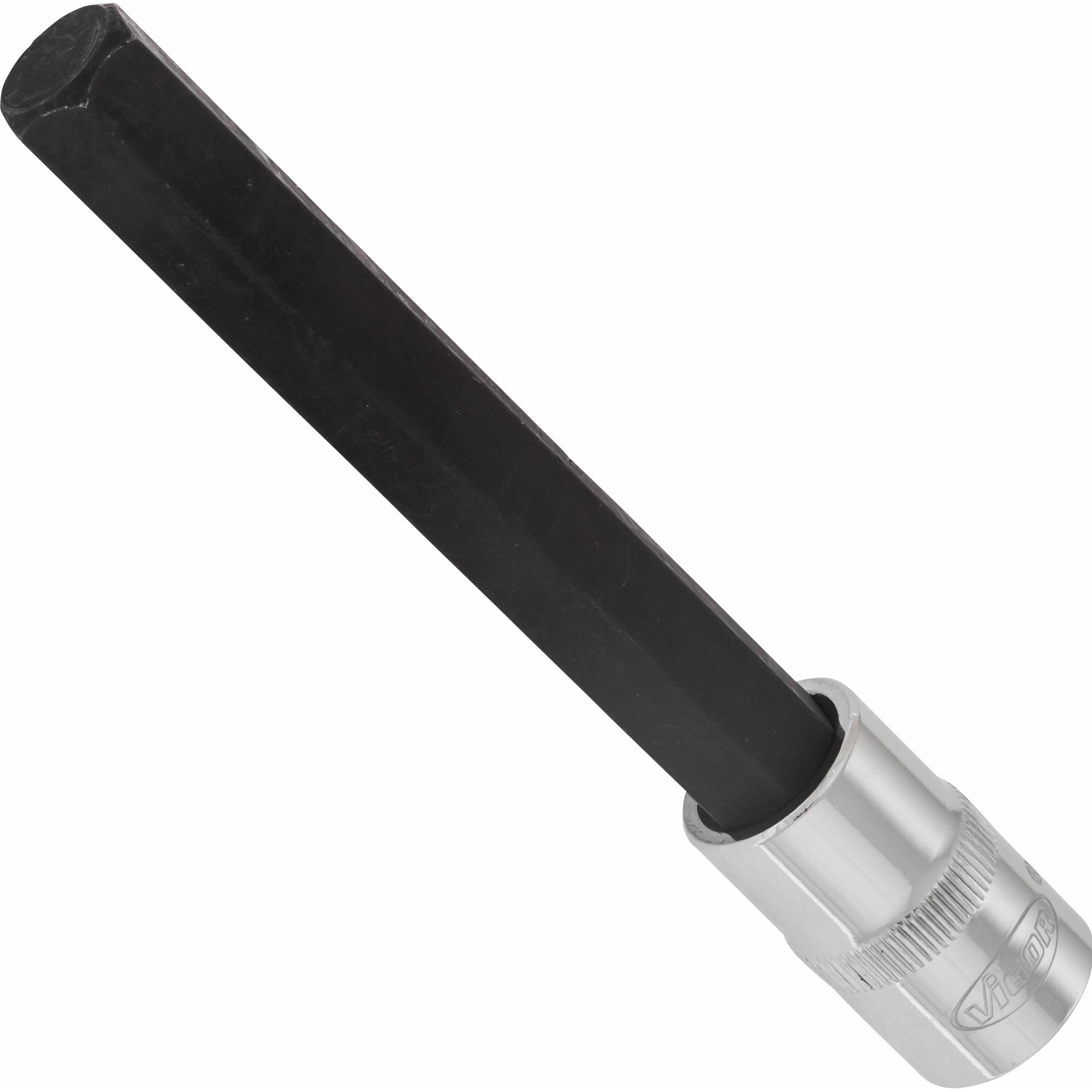 Vigor, Steckschlüssel + Stecknuss, Innensechskant Schraubendreher-Einsatz ∙ V2086 ∙ Vierkant12,5 mm (1/2 Zoll) ∙ Innen S...