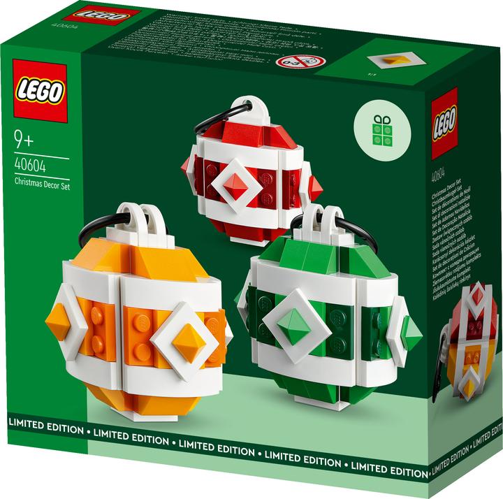 Immagine prodotto LEGO Set di gingilli natalizi (40604, Set LEGO rari)