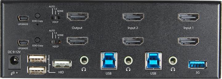 Produktbild StarTech com SV231DHU34K6, 3840 x 2160 Pixel, 4K Ultra HD, 36 W, Schwarz