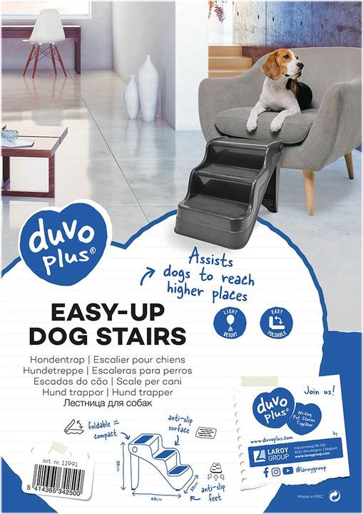 Actual product image Duvoplus Escalier pour chien EASY-UP, 49x39x39cm (Dog, Foldable)