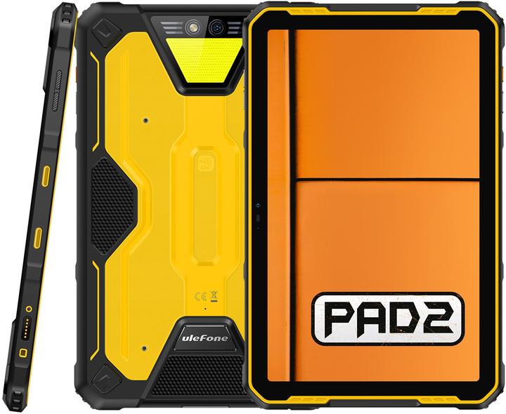 Actual product image Ulefone Tablet Armor Pad 2 8/256 black-yellow (4G, 11", 256 GB, Black, Yellow, Geltona, Juoda)