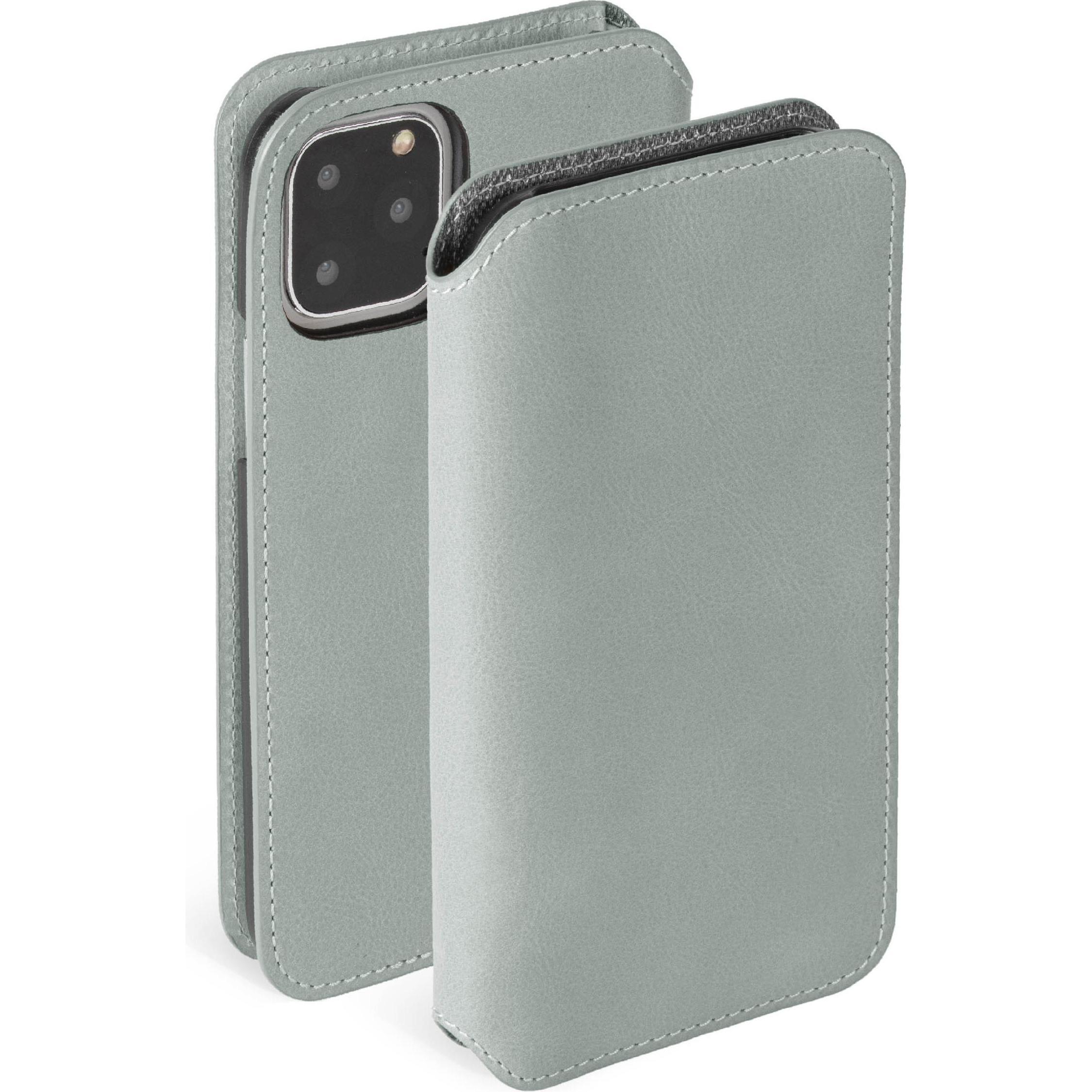 Krusell Sunne PhoneWallet Apple iPhone 11 Pro Max vintage grey (Apple iPhone 11), Smartphone Hülle, Grau