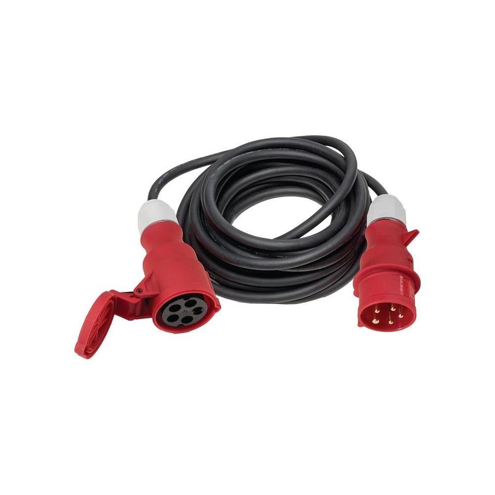 Weingartner CEE-Verlängerung 32 A 400 V 10m H07RN-F 5x6mm² schwarz IP44 WEINGÄRTNER (10 m) (40073680)