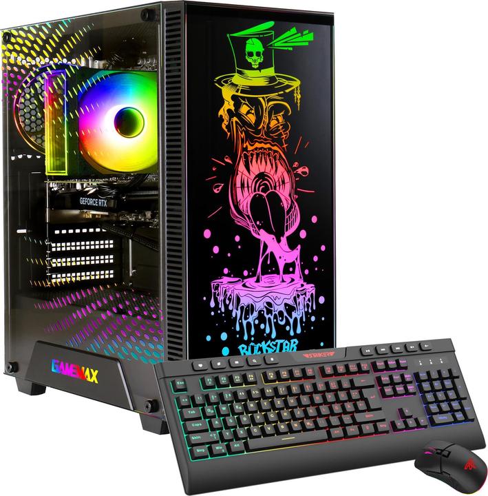 Image du produit Hyrican GAMEMAX Rockstar 7733 Ryzen 5 7500F 32GB DDR5 1TB SSD RTX 5060 (1000 Go, 32 Go, AMD Ryzen 5 7500F, GeForce RTX 5060)
